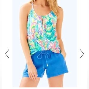 Lilly Pulitzer tank in style “Lacy” in Surf Gypsea Print. New with tags.